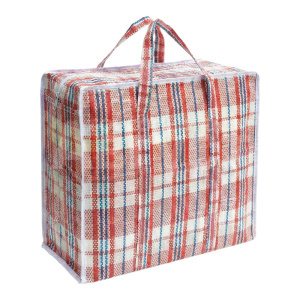 Сумка SHP-19-2 хозяйственная, Клетка красная 40*35*18 см