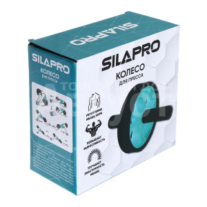 Колесо для пресса SILAPRO 139-008 25*17см PP, TPE, поролон черный с голубым