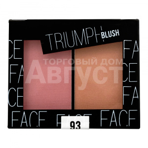 Румяна Triumf TRIUMPH BLUSH двухцветные ореховый, тон 93