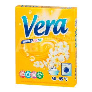 Стиральный порошок Vera универсальный, желтая пачка, 400 г