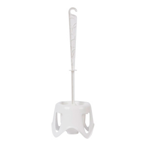 Ерш для унитаза SV3857БЛ WC Disco + подставка, белый