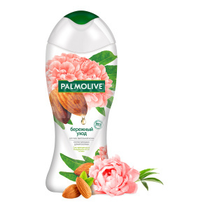 Гель для душа Palmolive Бережный уход Миндальное масло и Пион, женский, 250 мл