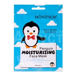 Маска для лица Mond'Sub Funny Animals, пингвиненок, 24 мл