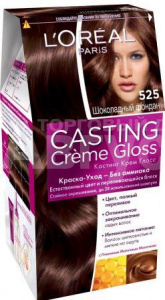 Краска для волос L'Oreal Casting Creme Gloss без аммиака тон 525, шоколадный фонтан