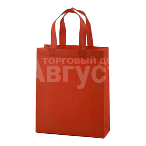 Сумка SHP-05 хозяйственная, нетканная, цвет: красный 30*38 см