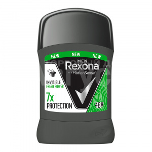 Дезодорант-антиперспирант мужской Rexona стик Invisible Fresh Power, 50 мл