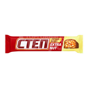 Шоколадный батончик Славянка Степ Extra Nut, 47 г