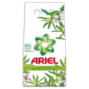 Стиральный порошок Ariel Вербена для белого белья, автомат, 3 кг