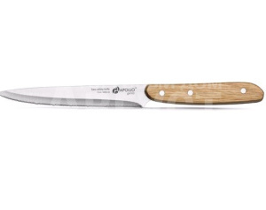 Нож Apollo Woodstok WDK-04 для нарезки, деревянная ручка, 12 см