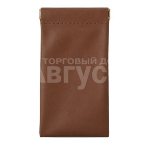 Чехол FO-29/2 для очков, мужских и женских, тканевый, коричневый