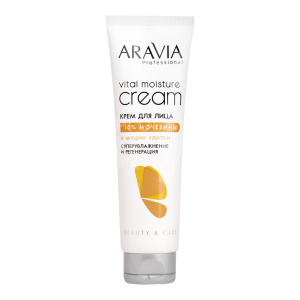 Крем для лица ARAVIA Vital Moisture Сream суперувлажнение и регенерация c мочевиной (10%), 150 мл