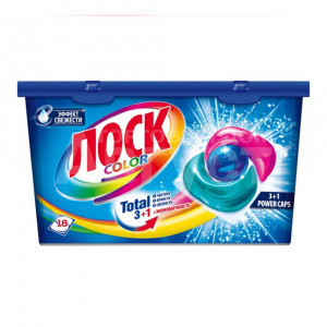 Капсулы для стирки Losk COLOR, 18 шт