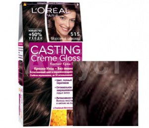Краска для волос L'Oreal Casting Creme Gloss без аммиака тон 515, морозный шоколад