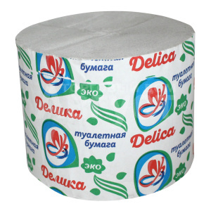 Бумага туалетная Delica без втулки, 50 м