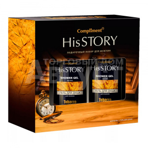 Набор подарочный His Story Tobacco 996 (шампунь, гель для душа) мужской