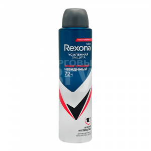 Дезодорант-антиперспирант мужской Rexona Men Антибактериальный невидимый, спрей, 200 мл