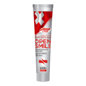 Зубная паста TOLK Open smile Швейцария здоровье десен, 100 г