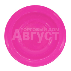 Тарелка глубокая TP-01-2 пластиковая, пластмасса, розовая, 1 шт