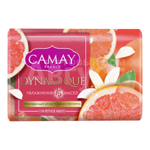 Мыло туалетное Camay Dynamique Grapefruit, 85 г