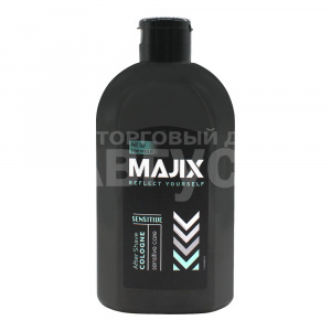 Одеколон после бритья Majix Sensitive для чувствительной кожи, 250 мл