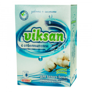 Стиральный порошок Viksan Хлопок, для белого белья, автомат, 400 г