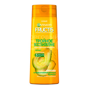 Шампунь Fructis тройное восстановление, женский, 400 мл