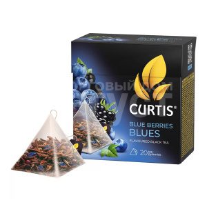 Чай черный Curtis Blue Berries Blues, в пирамидках, 20 пакетиков