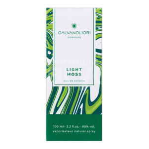 Туалетная вода Galvanoliori Signature Light Moss, аромат-смелости, мужская, 100 мл