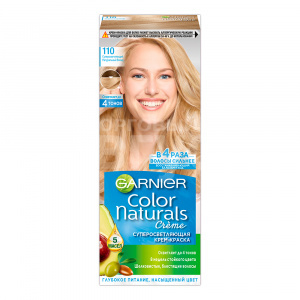 Краска для волос Garnier Color Naturals Суперосветляющая тон 110, натуральный блонд