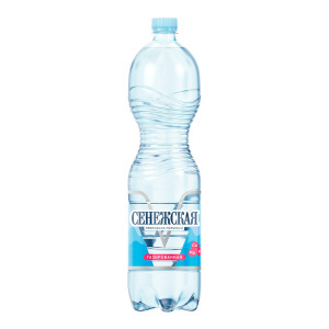 Вода газированная Сенежская пластиковая бутылка, 1,5 л