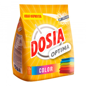 Стиральный порошок Dosia Optima Color, универсальный, 1,2 кг