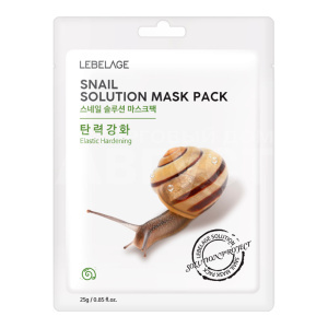 Маска для лица Lebelage тканевая, с муцином улитки, 25 г