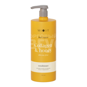 Бальзам-ополаскиватель Mixit Hair Expert Collagen & Honey Silicone-free Conditi с морским коллагеном и медом, 1 л
