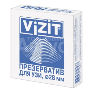 Презервативы VIZIT для УЗИ, 1 шт
