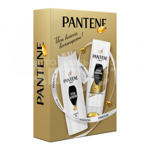 Набор подарочный Pantene Pro-V Густые и крепкие (шампунь 250 мл + бальзам-ополаскиватель 200 мл ), женский