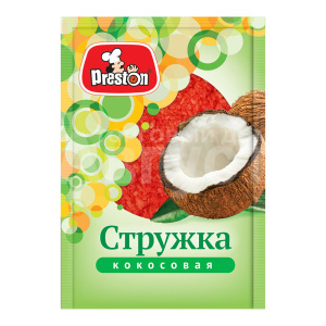 Кокосовая стружка Preston, цвет: розовый, 40 г