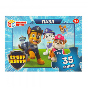 Пазл 1215 Суперщенки, 35 элементов