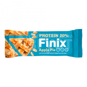 Батончик Finix финиковый с протеином, арахисом и яблоком,Эппл Пай, 30 г