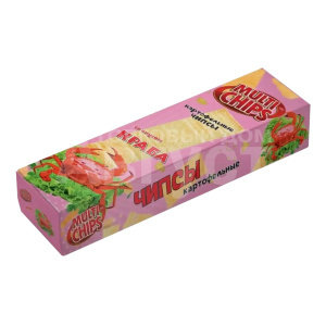 Чипсы MultiChips картофельные, Краб, 100 г
