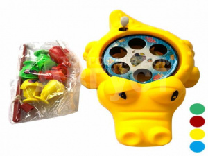 Игрушка 48194 Рыбалка, заводная, Крокодил, на магнитах, 13 см