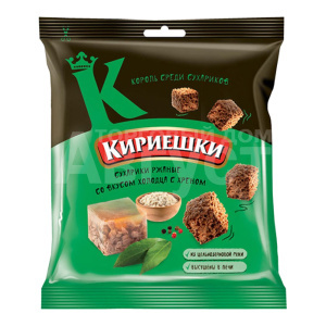 Сухарики Кириешки Холодец с хреном, 40 г