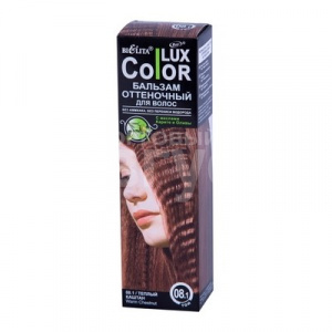 Бальзам для волос оттеночный Белита Color Lux 08.1 теплый каштан 100мл