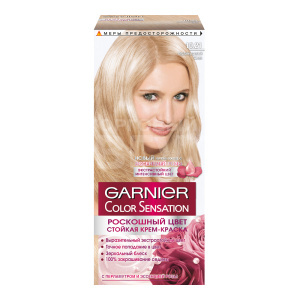 Краска для волос Garnier Color Sensation Роскошный цвет тон 10.21, перламутровый шелк