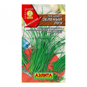 Семена АЭЛИТА лук шнитт Зеленый луч, цп, 0,5 г