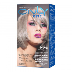 Стойкая краска-гель для волос Estel Only тон 9/76, Блондин коричнево-фиолетовый