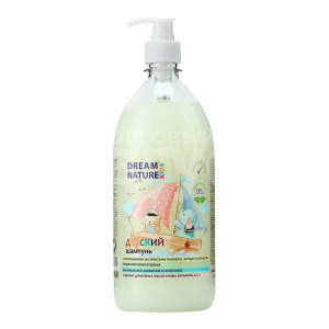Шампунь детский Dream Nature Ромашка, череда и календула, 0+, 1 л