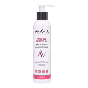 Гель для интимной гигиены ARAVIA Sensitive Intimate Gel Успокаивающий для чувствительной кожи, 200 мл