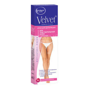 Крем для депиляции Velvet для чувствительной кожи и зоны бикини, 100 мл