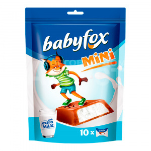 Конфеты Babyfox mini с молочной начинкой, 120 г