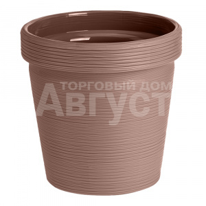 Кашпо КШ-9075 Терра, полипропилен, мокко, 1,1 л